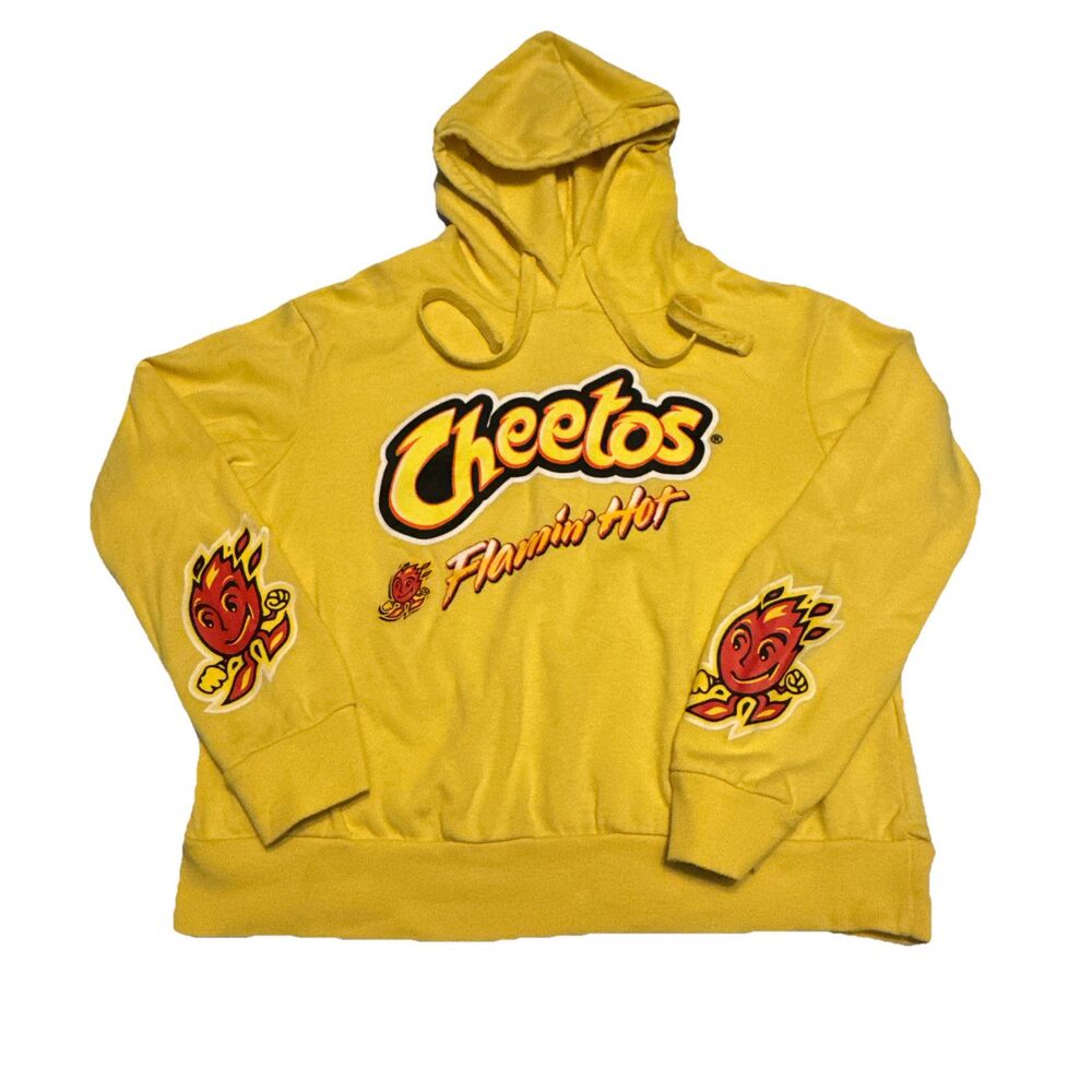 Flamin’ Hot Cheetos Hoodie 🔥 Women’s Oversized‎ Size Small Slightly Cropped